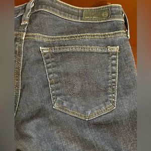 Adriano Goldschmied woman’s blue jeans  pants slim straight The Stevie 28R